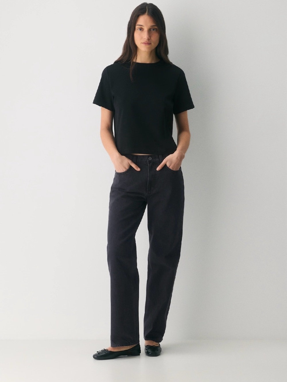 Aritzia Denim Forum Black 90s Iggy Lo-Rise Jean